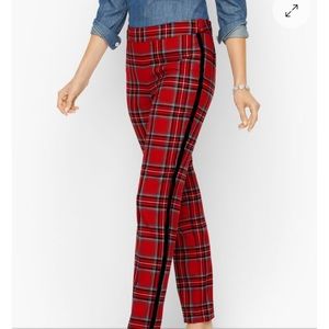 Slim Leg Mountain Plaid Pants EUC